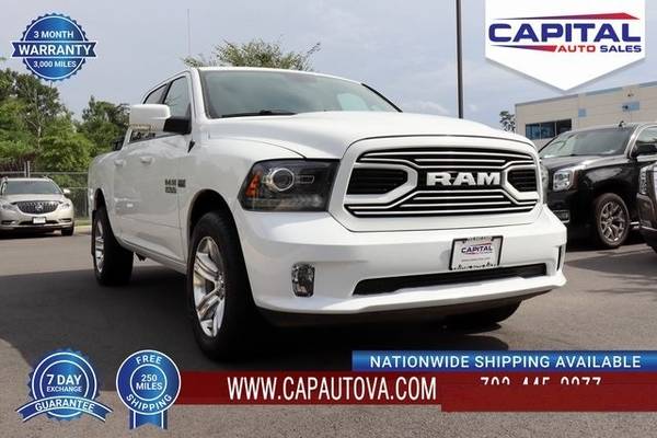 2018 Ram 1500 4×4 4WD Truck Dodge Sport Crew Cab – $34,500 (Capital Auto Sales)