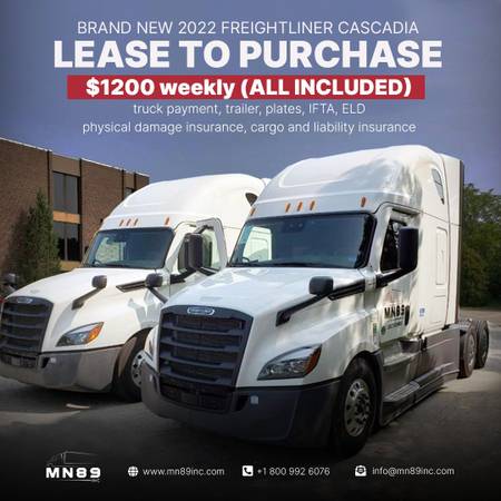 🚚 2023/2022🚚 LEASE TO PURSCHASE / 0 DOWN !!! 💲7.000$-10.000$🔥💲 (Chicago, IL)