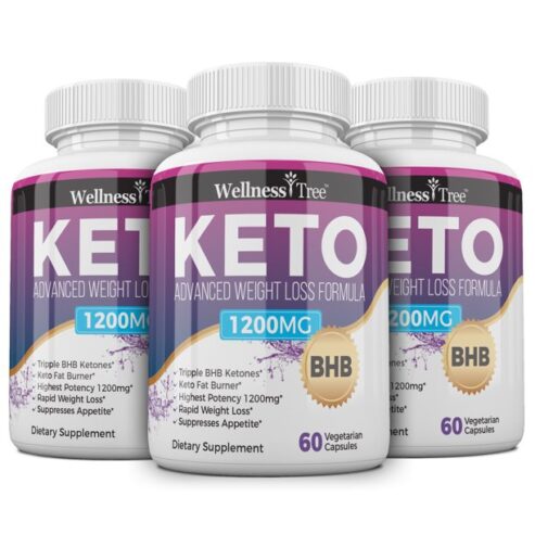 (3 Pack) Keto Diet Pills – Max Strength 1200mg, Utilize Fat for Energy with Ketosis – Boost Energy & Focus, Manage Cravings, Support Metabolism – Keto BHB Supplement for Women and Men