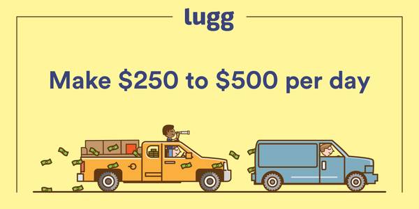 Make up to $35/hr with your truck/cargo van driving with Lugg✭ (College Park)