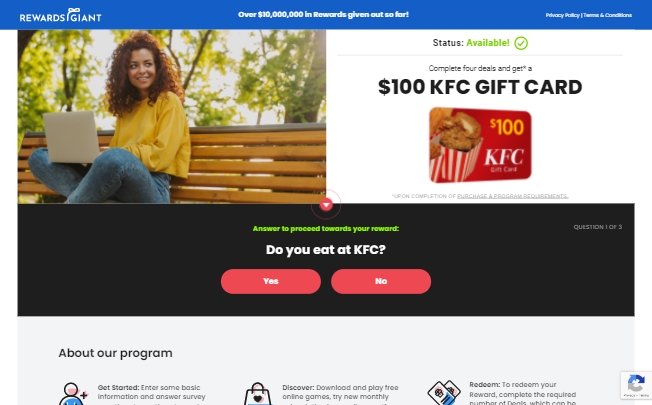 KFC Gift Card