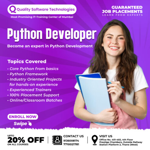 Python Full stack Development Course in Thane – Quality Software Technologies