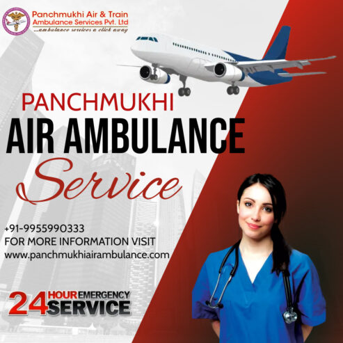 Gain Low Fare Panchmukhi Air Ambulance Services in Patna with Patients Relocation