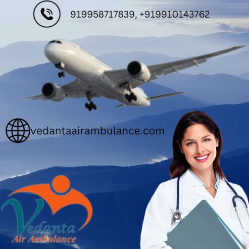 Get Critical Patient Conveyance by Vedanta Air Ambulance Service in Varanasi