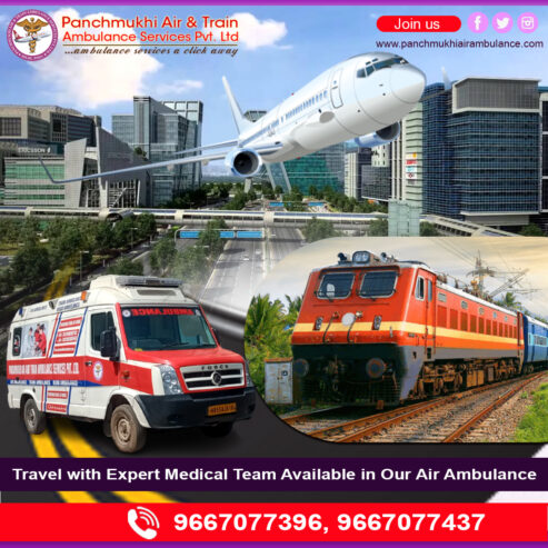 Avail of Panchmukhi Air and Train Ambulance Services in Bhubaneswar with Instant Patient Transfer