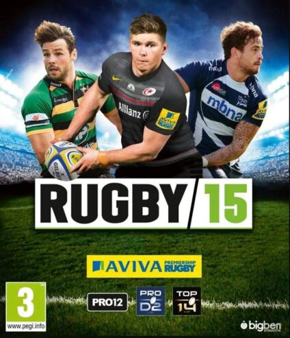 Rugby 15 Laptop and Desktop Computer Game.