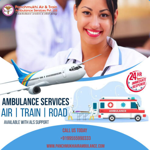 Get Speedy Patient Relocation by Panchmukhi Air Ambulance Services in Guwahati