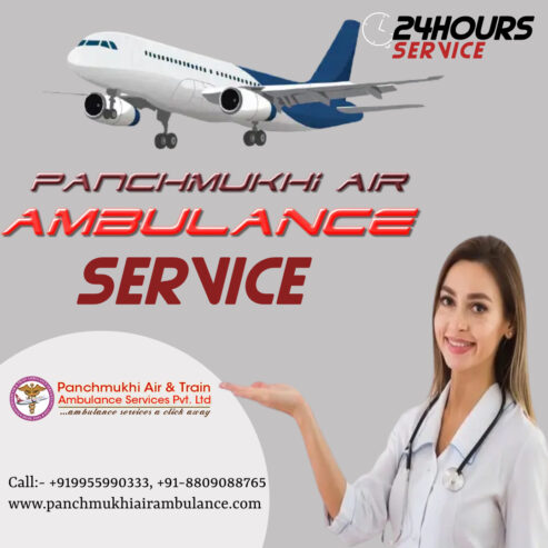 Get Inexpensive Panchmukhi Air Ambulance Services in Delhi with ICU