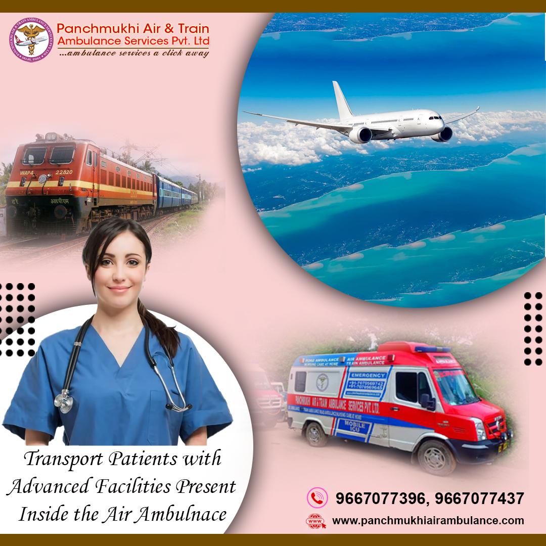 Get Panchmukhi Air Ambulance in Patna with Top-Level Medical Aid