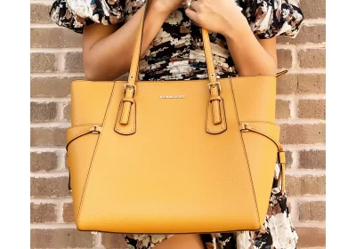Michael-Kors-Voyager-Travel-Shoulder-Tote-Marigold-Yellow-Pebbled-Leather-cipads-freeads