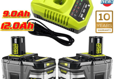 12.0Ah-Battery-Pack-charger-For-RYOBI-P108-18V-9Ah-High-Capacity-Lithium-ion-cipads-freeads