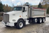 2007 Kenworth T800 22 Yard Tri Axle Dump Truck Cummins M/T bidadoo -Repair