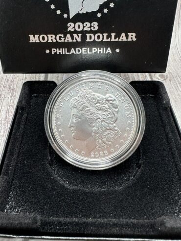 2023 P Morgan Dollar Uncirculated 99.9% Silver Coin