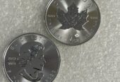 2023 Silver $5 Silver Canadian Maple Leaf 1 oz Brilliant Uncirculated