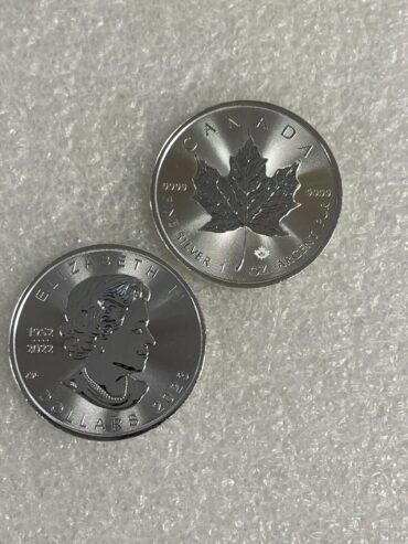 2023 Silver $5 Silver Canadian Maple Leaf 1 oz Brilliant Uncirculated