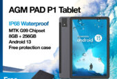 AGM Pad P1 Waterproof Tablet Lightweight 8+256GB Android13 7000mAh 10.36” WIFI