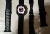 Apple Watch Ultra GPS + Cellular – 49mm Titanium, Midnight Ocean Band- Excellent