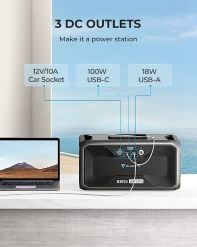 BLUETTI AC500 Solar Generator Extra Battery 3072Wh B300S LFP Power Station