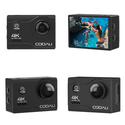 COOAU 4K HD 20MP 1080P Waterproof Sport Action Camera WiFi EIS Video as Go Pro