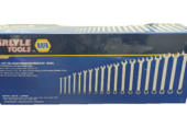 Carlyle Tools by Napa 19PC 12PT Long Non-Slip Combination Wrench Metric Set