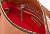 Dooney & Bourke Pebble Grain Tassel Shoulder Bag