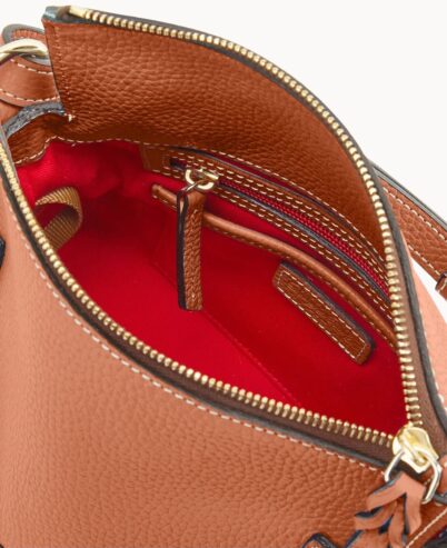 Dooney & Bourke Pebble Grain Tassel Shoulder Bag