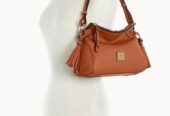 Dooney & Bourke Pebble Grain Tassel Shoulder Bag