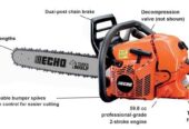 Echo 59.8cc 24″ Handle Timber Wolf Chainsaw (CS59024)