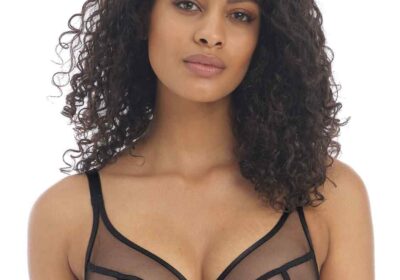 FREYA-Noir-Snapshot-Sheer-Underwire-Bra-US-30G-UK-30F-NWOT-cipads-freeads