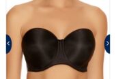 Fantasie Womens Smoothing Moulded Convertible Strapless Bra 4530 Black 34G