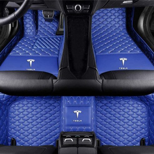 For Tesla-3-S-X-Y 2012-2023 All Models Luxury Custom Waterproof Car Floor Mats