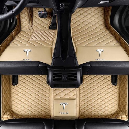 For Tesla-3-S-X-Y 2012-2023 All Models Luxury Custom Waterproof Car Floor Mats