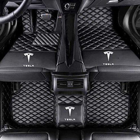 For Tesla-3-S-X-Y 2012-2023 All Models Luxury Custom Waterproof Car Floor Mats