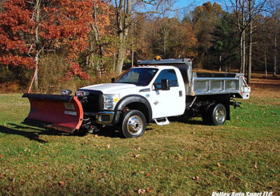 Ford-F550-Dump-Truck-w-Plow-Spreader-6.7L-Powerstroke-4×4-18k-Miles-cipads-freeads