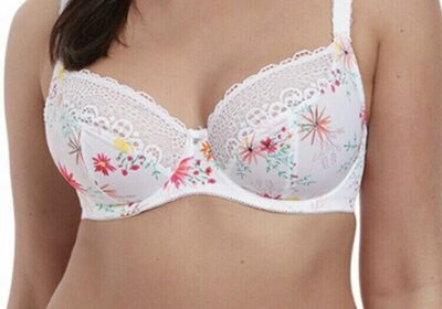 Freya-Florri-Bra-White-Size-30F-Underwired-Plunge-Balcony-Floral-Lace-3101-New-cipads-freeads