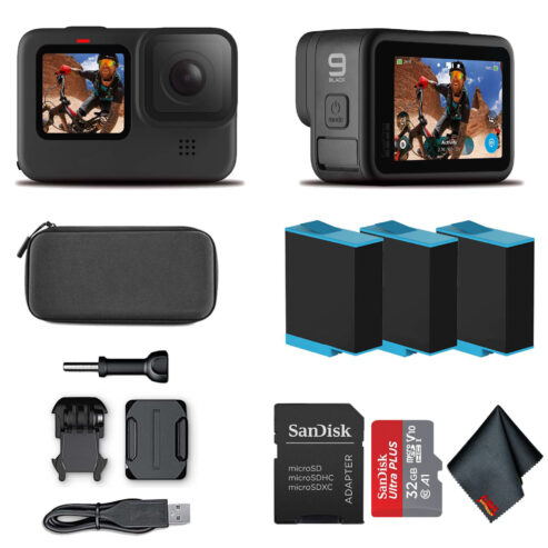 GoPro HERO9 Black – Waterproof Action Camera + 32GB Card and 2 Extra HERO9 FREE & FAST SHIPPING!!!