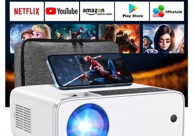 Groview-WiFi-Bluetooth-Projector-12000-Lux-Native-1080P-Projector-Android-TV-9.0-Outdoor-Movie-Projector-with-100-Screen-4K-Supports-Home-Theater-Projector-cipads-freeads
