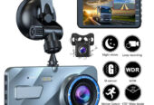 HD 1080P Car Dual Lens Dash Cam 4″ DVR Recorder Front & Rear Camera Night Vision