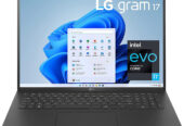 LG gram 17″ Ultra-Slim Laptop, Intel i7-1195G7, 16GB/1TB SSD, Black