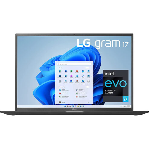 LG gram 17″ Ultra-Slim Laptop, Intel i7-1195G7, 16GB/1TB SSD, Black