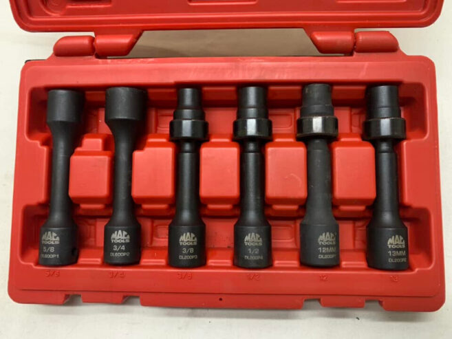 Mac Tools DL600P 6-PC. 1/2″ Drive 12-PT Impact Driveline Socket Set