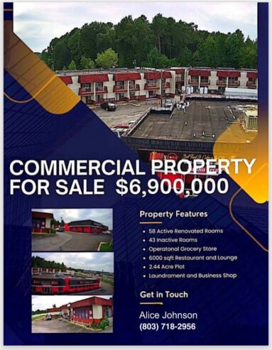 Multi Use Commercial Property Minutes From Golf Masters – $6,900,000 (Augusta)