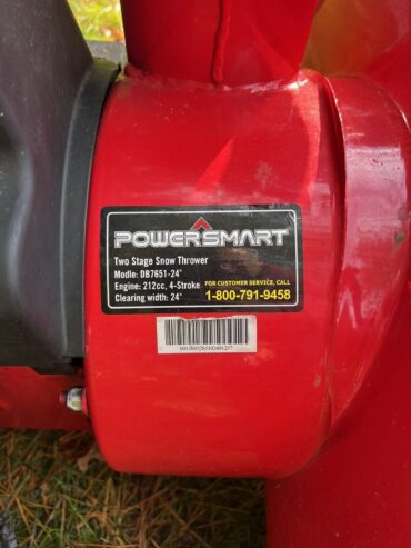 Powersmart 24” 212 Cc Snowblower