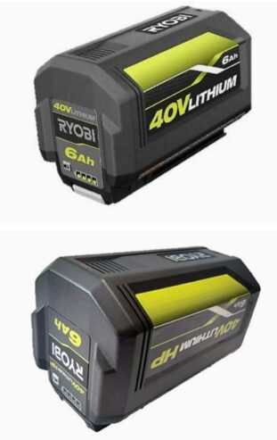 Ryobi OP40602VNM 40v 6Ah Lithium Battery Set – 2x Battery/Charger *New/Open Box*