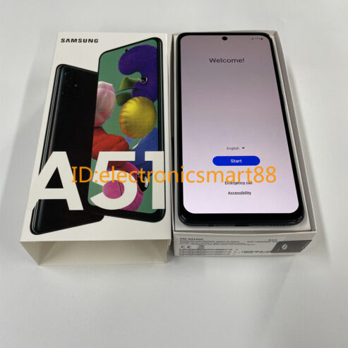 Samsung Galaxy A51 SM-A515U (USA) 128GB+4GB 48MP Unlocked Smartphone-New Sealed