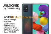 Samsung Galaxy A51 SM-A515U (USA) 128GB+4GB 48MP Unlocked Smartphone-New Sealed