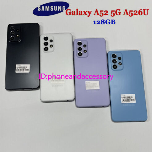 Samsung Galaxy A52 5G SM-A526U 128GB+6GB 64MP Unlocked Smartphone- New Unopened