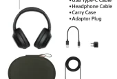 Sony WH-1000XM4 Wireless Noise Canceling Over-the-Ear Headphones with Google Assistant – Black