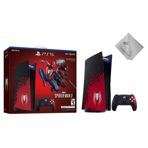 TEC Sony PlayStation_PS5 Gaming Console(Disc Version) with Marvel’s Spider-Man 2 Limited Edition Bundle