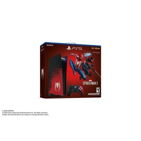 TEC Sony PlayStation_PS5 Gaming Console(Disc Version) with Marvel’s Spider-Man 2 Limited Edition Bundle